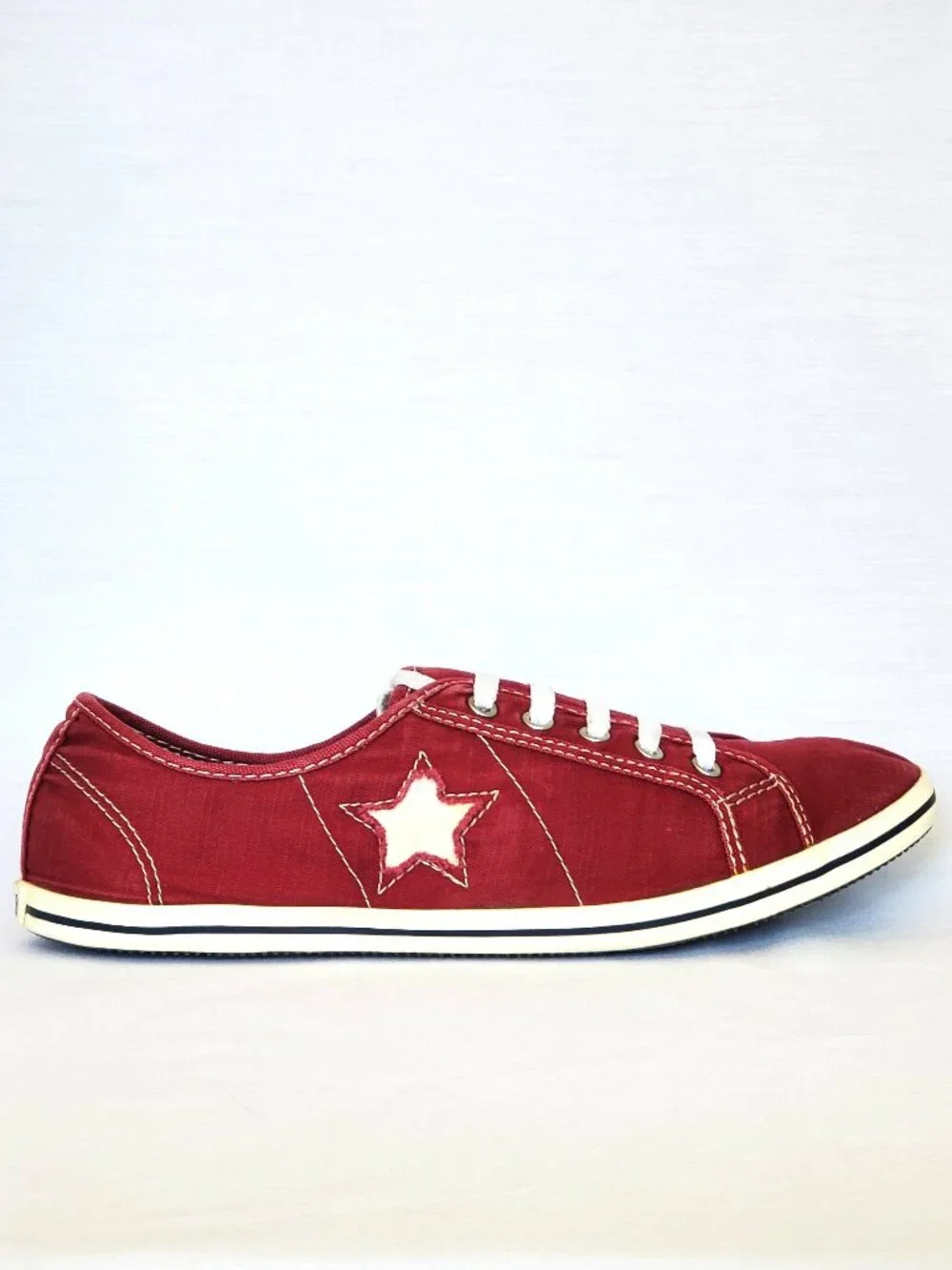 Converse One Star Ox Maroon Canvas Sneakers - Women’s 8.5 (SKU: 506900FT)